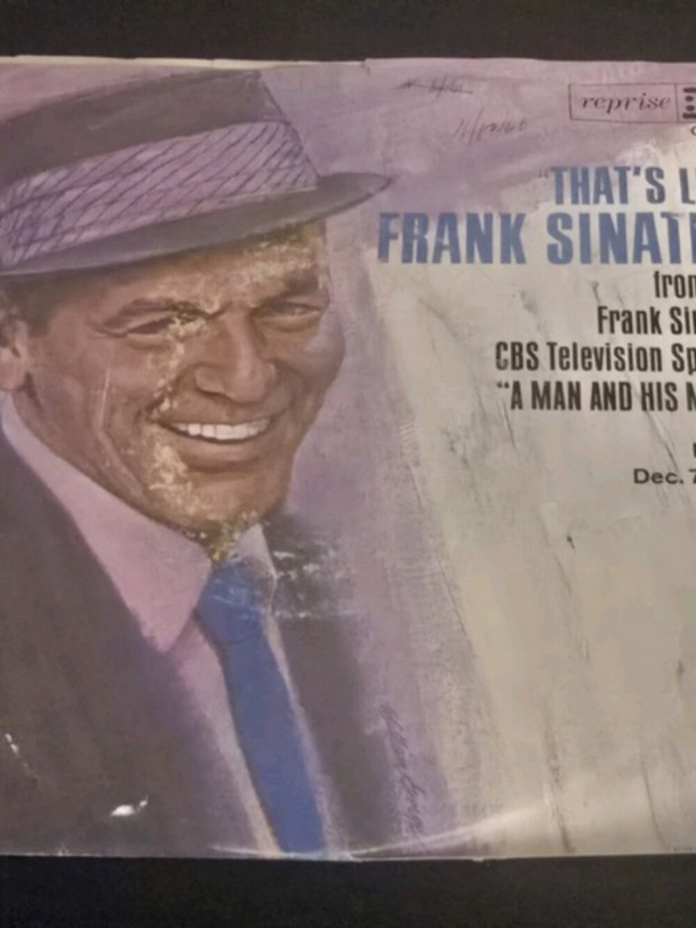 Frank Sinatra That's Life Vinyl Record 45 Single 1966 Reprise Picture Sleeve